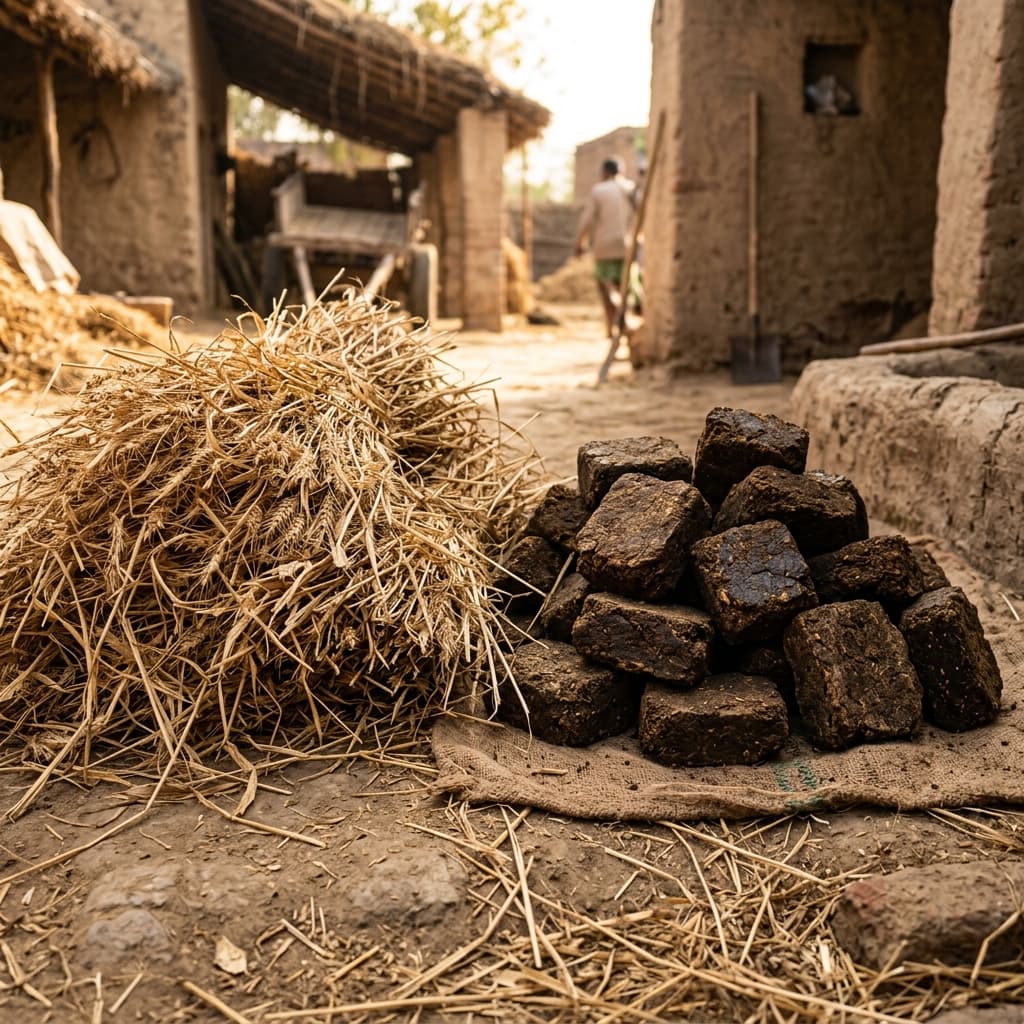 Wheat Husk & Oil Cake (Sarson Khal)